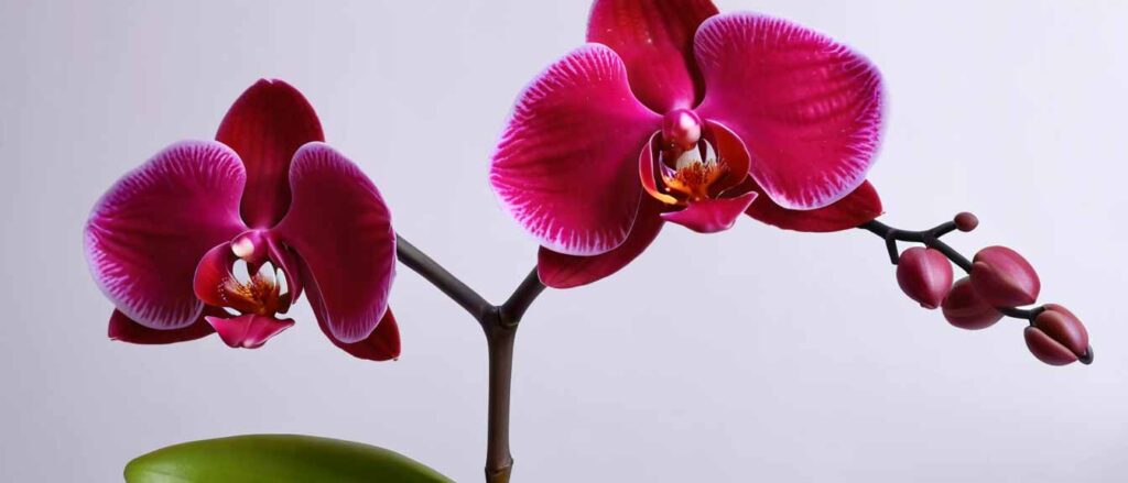 rote Orchidee als Symbol der Liebe