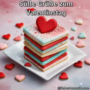 Süße Grüße zum Valentinstag